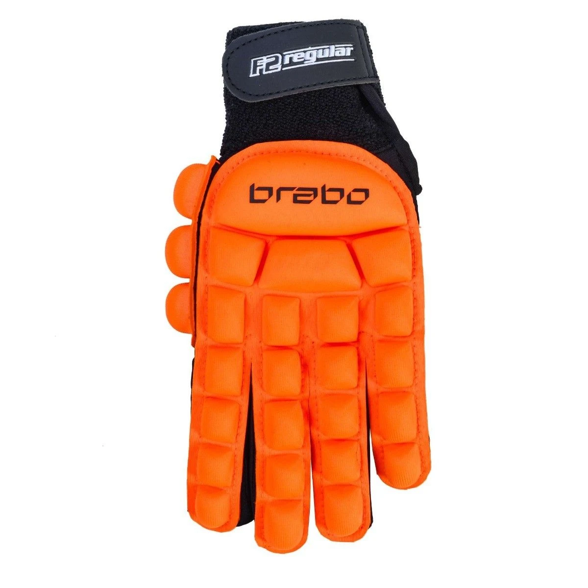 Brabo F2.1 Indoor Hockeyhandschoen Orange 2 Brabo F2.1 Indoor Hockeyhandschoen Orange - Afbeelding 2