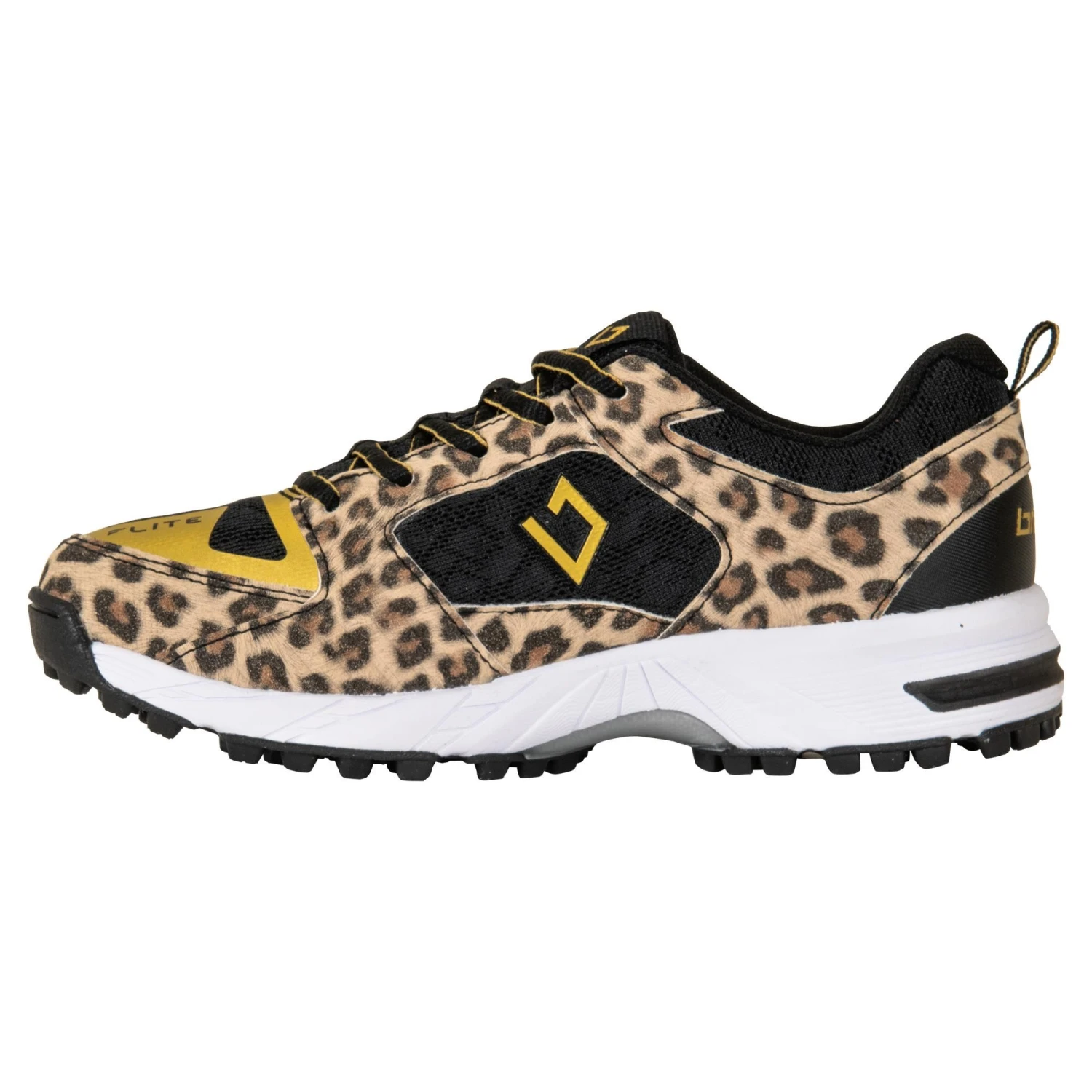 Brabo Tribute 316.11031.080 Hockeyschoenen Juniorleopard Black Gold 2 Brabo Tribute 316.11031.080 Hockeyschoenen Juniorleopard Black Gold - Afbeelding 2