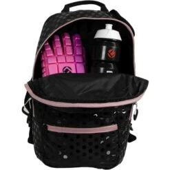 Brabo Fun Polka Backpack Hockeytas Junior Black -StickMeister 129796 990 06 2