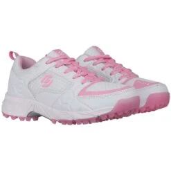 Brabo Tribute 316.21032 Hockeyschoenen Junior White Pink -StickMeister 129842 100 03 1