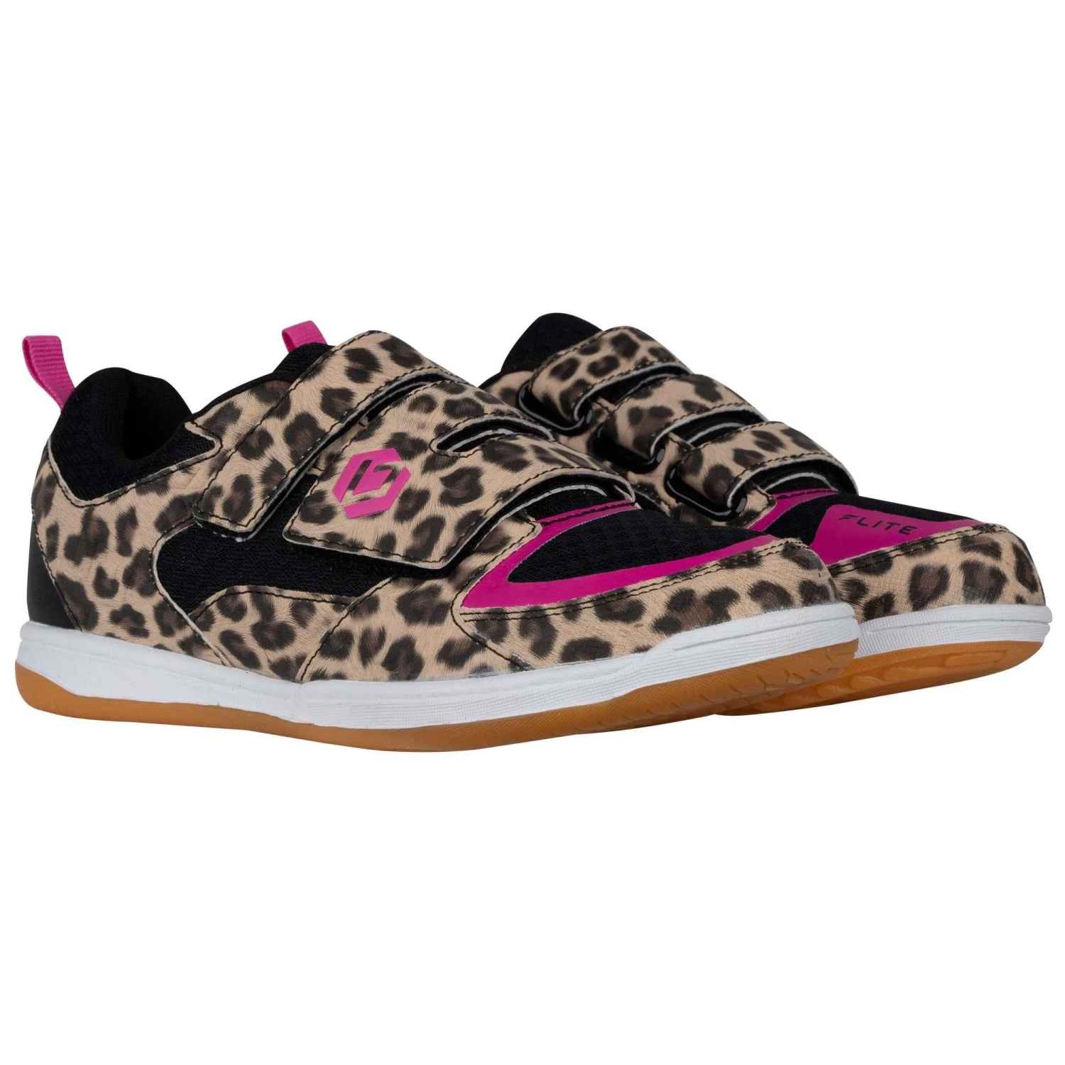 Brabo Velcro Indoor 316.21022 Hockeyschoenen Juniorleopard Pink 3 Brabo Velcro Indoor 316.21022 Hockeyschoenen Juniorleopard Pink - Afbeelding 3