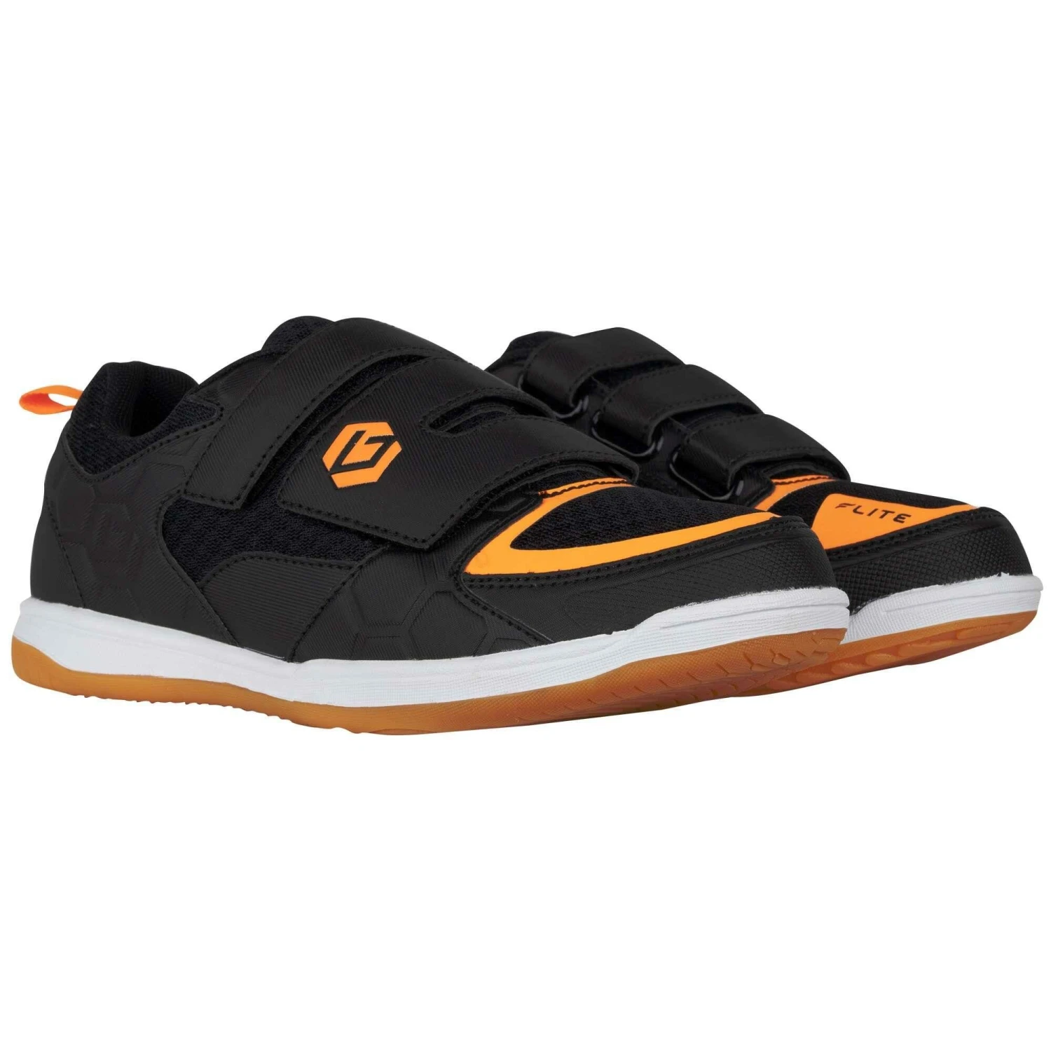 Brabo Velcro Indoor 316.21022 Hockeyschoenen Juniorblack Orange 3 Brabo Velcro Indoor 316.21022 Hockeyschoenen Juniorblack Orange - Afbeelding 3