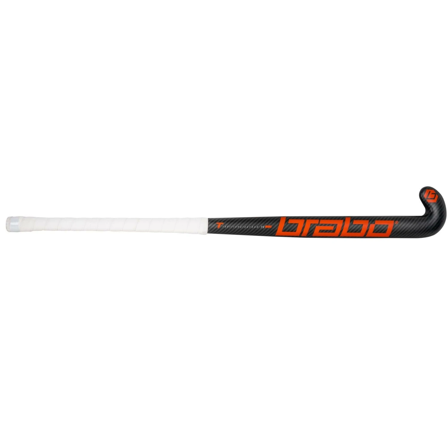 Brabo Traditional Carbon 70 ELB Hockeystick Black Orange 3 Brabo Traditional Carbon 70 ELB Hockeystick Black Orange - Afbeelding 3