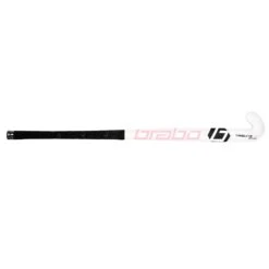 Brabo IT TC-30 Classic Curve Zaalhockeystick Junior White Pink -StickMeister 129957 000 03 2