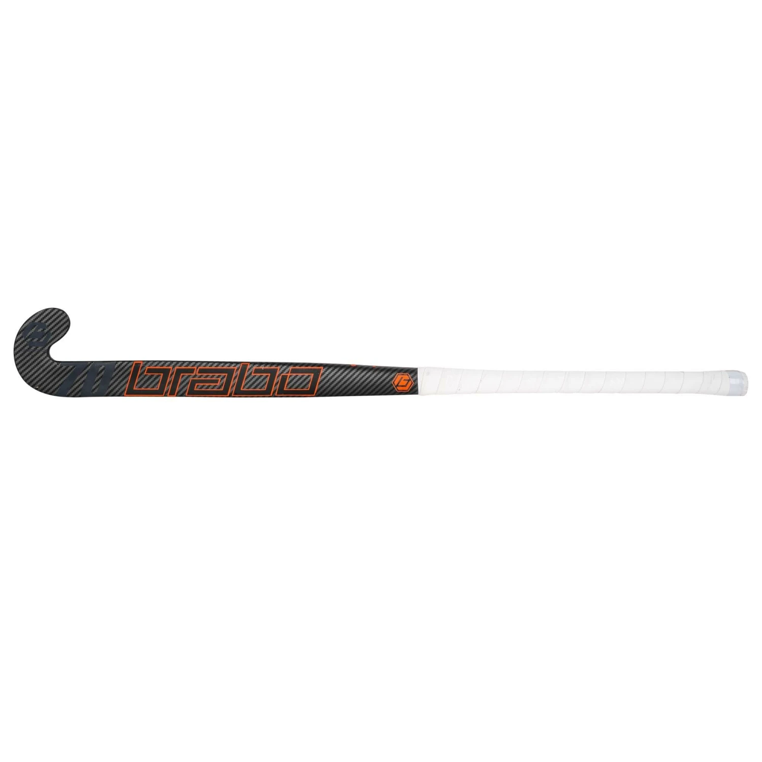Brabo IT Traditional 70 Low Bow Zaalhockeystick Black Orange 4 Brabo IT Traditional 70 Low Bow Zaalhockeystick Black Orange - Afbeelding 4